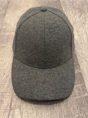 Varsity Headwear Legacy Structured Merino Wool Baseball Cap Grey Size M